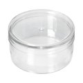 Visipak CLOSURE-ROUND PLUG-2 1/2"-(FDA)-CLEAR-POLYBAG, 500PK 161794